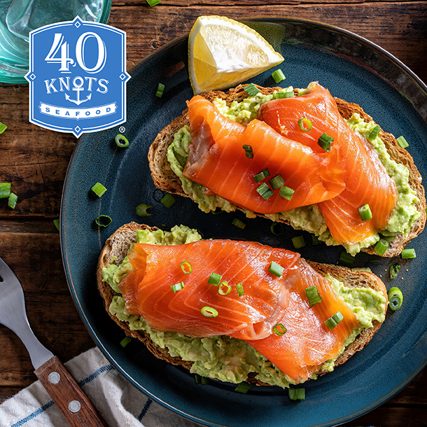 40 Knots Salmon Toast - Melon Vine