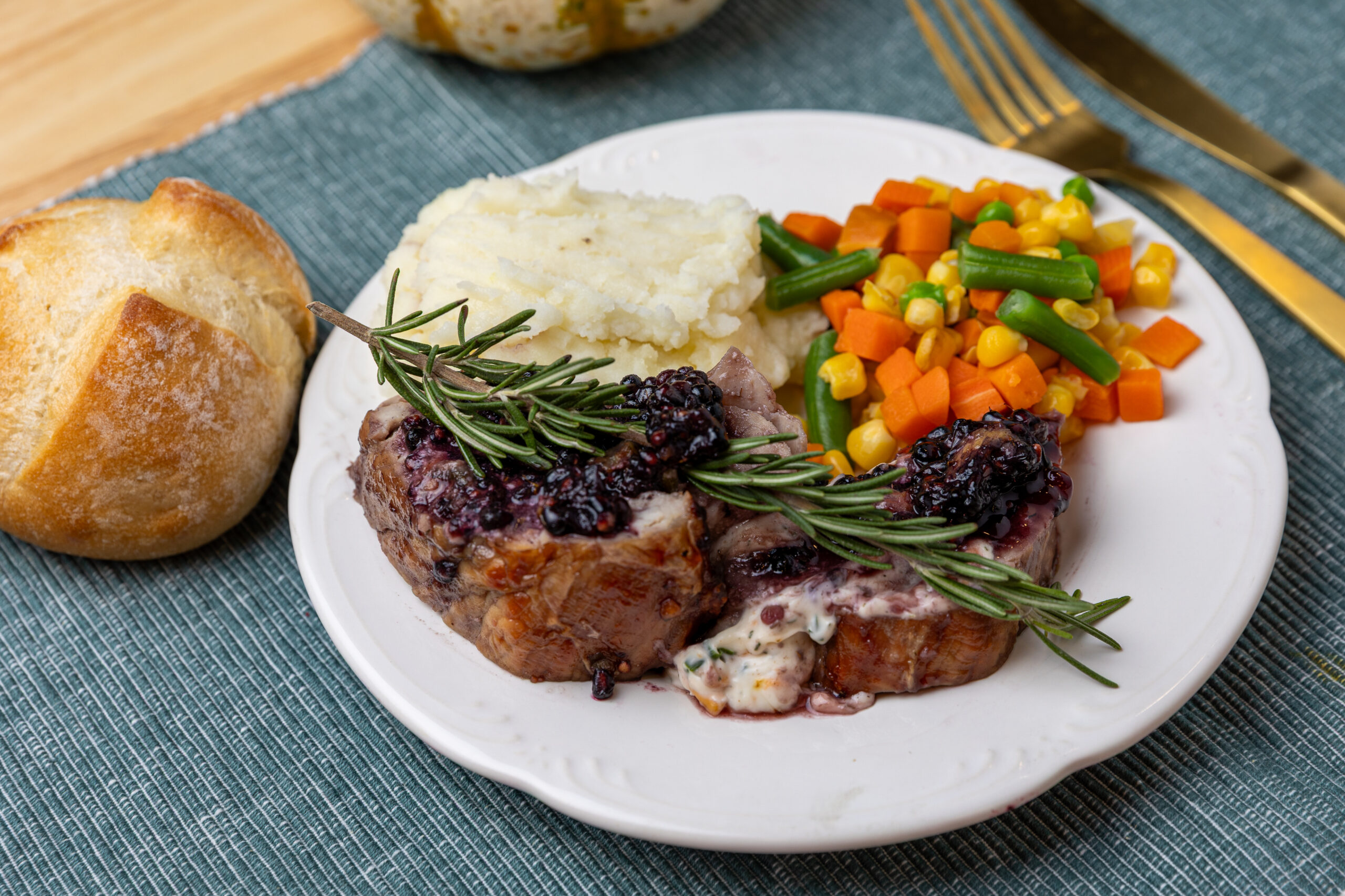 Blackberry-Stuffed Pork Loin - Payson Market