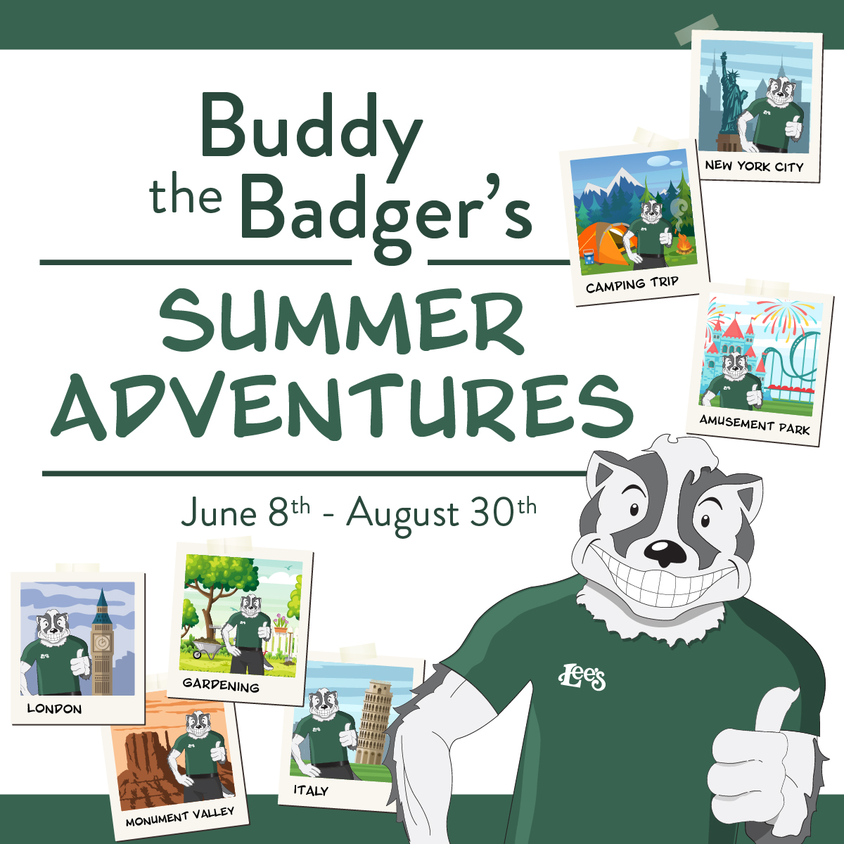 Buddy's Summer Adventures - Lee's Marketplace