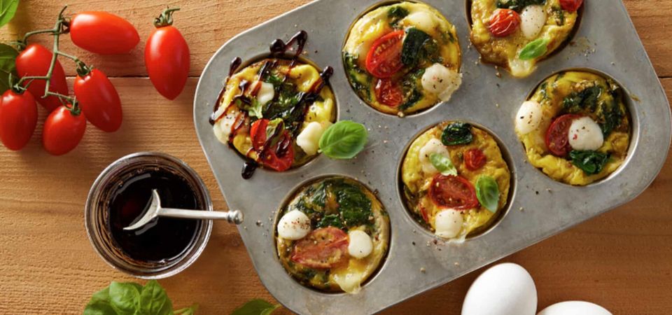 Caprese Egg Muffins - Fresh Market