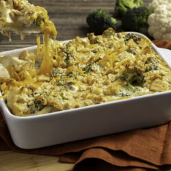 Cheesy Broccoli and Cauliflower Casserole - Honey's Marketplace