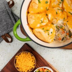 Dutch Oven Chicken Pot Pie - Soelbergs