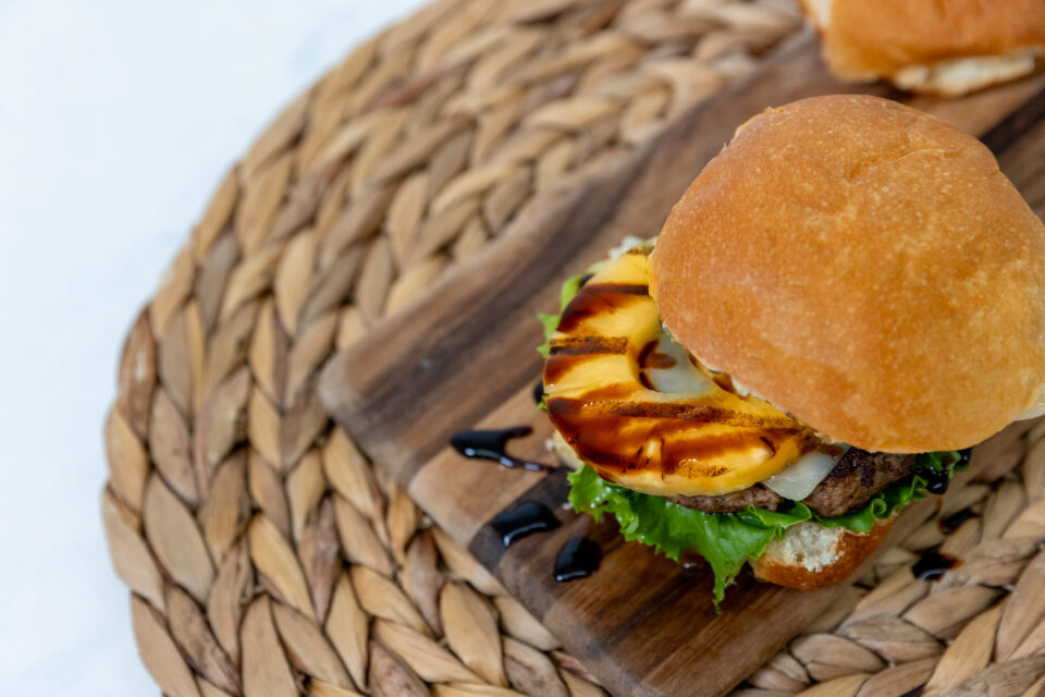 Pineapple Teriyaki Turkey Burger - Rosebud Foods