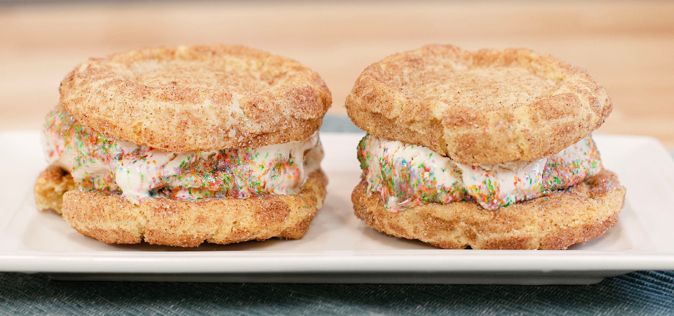 Snickerdoodle Ice Cream Sandwiches - Lin's Fresh Market